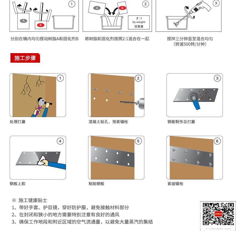 包钢栾城粘钢加固施工过程